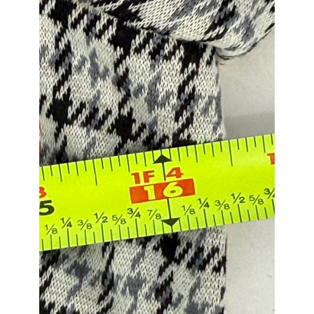 Calvin Klein Houndstooth Sheath Dress Short Sleeve Zipper Back Womens Size 4 NWT - Picture 4 of 12
